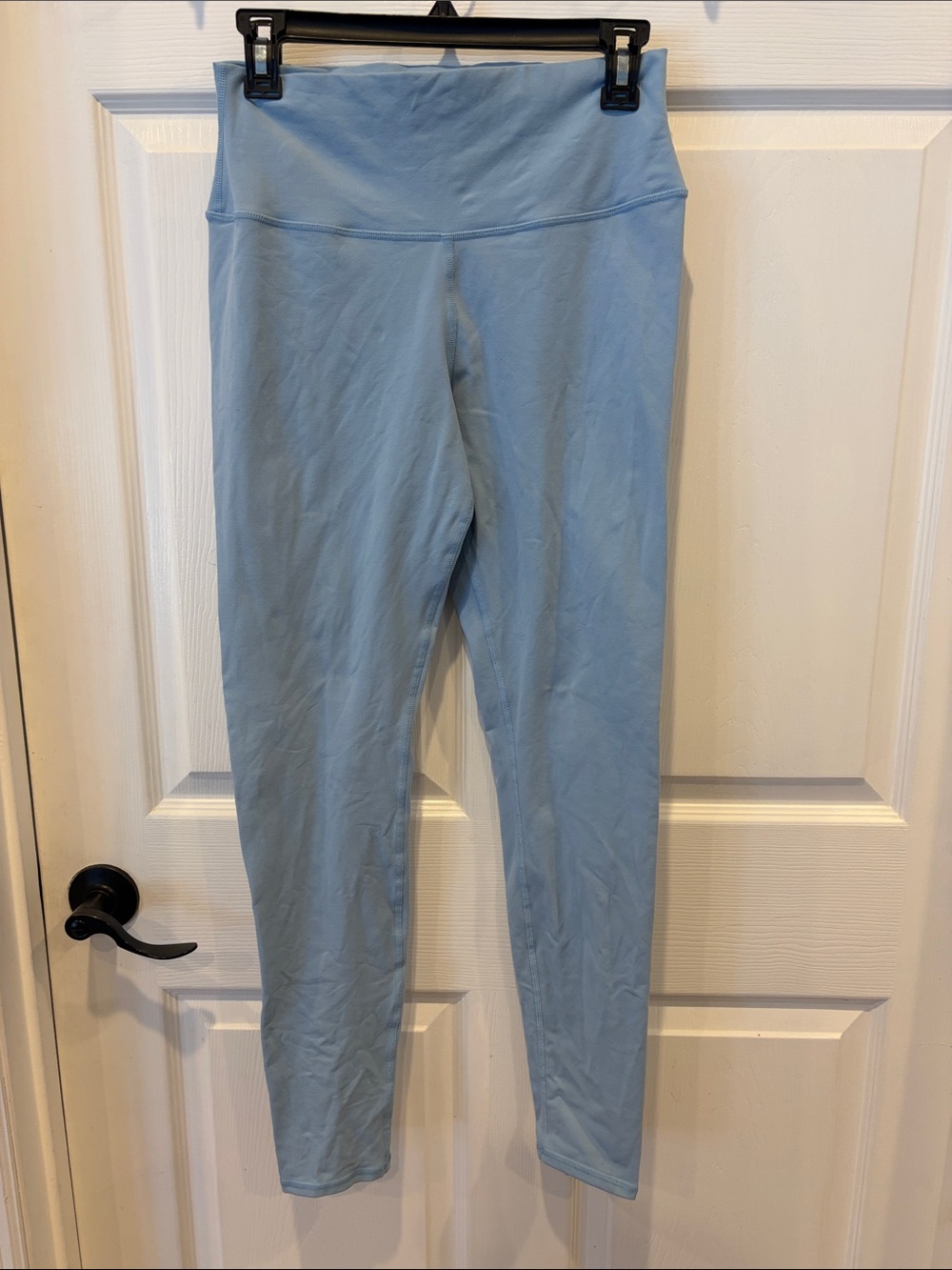 Alo Airbrush Leggings Light Blue - Large